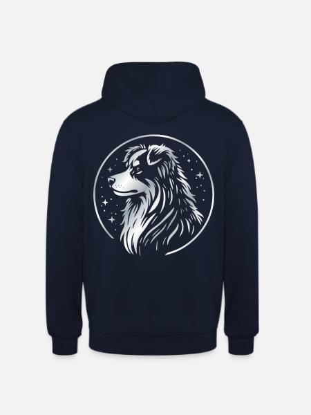 Dream dog Aussie silver - Unisex Hoodie - 