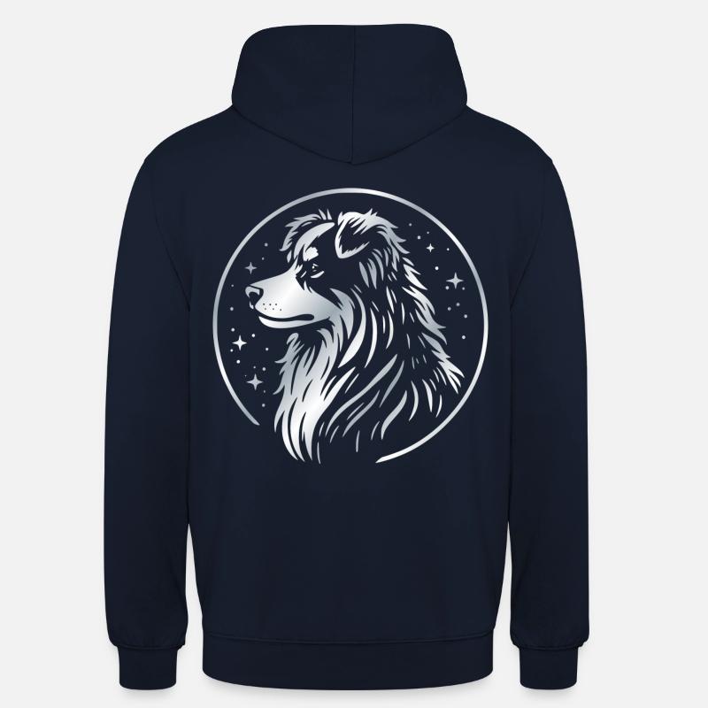 Traumhund Aussie silber - Unisex Hoodie - undefined