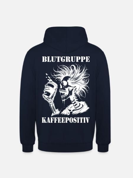 Blutgruppe Kaffee - Unisex Hoodie - Navy