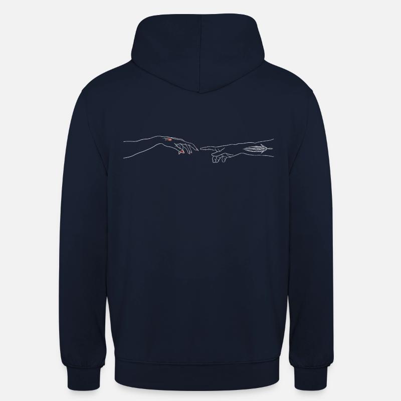 Mains de dieu moderne - Sweat-shirt à capuche unisexe - marine
