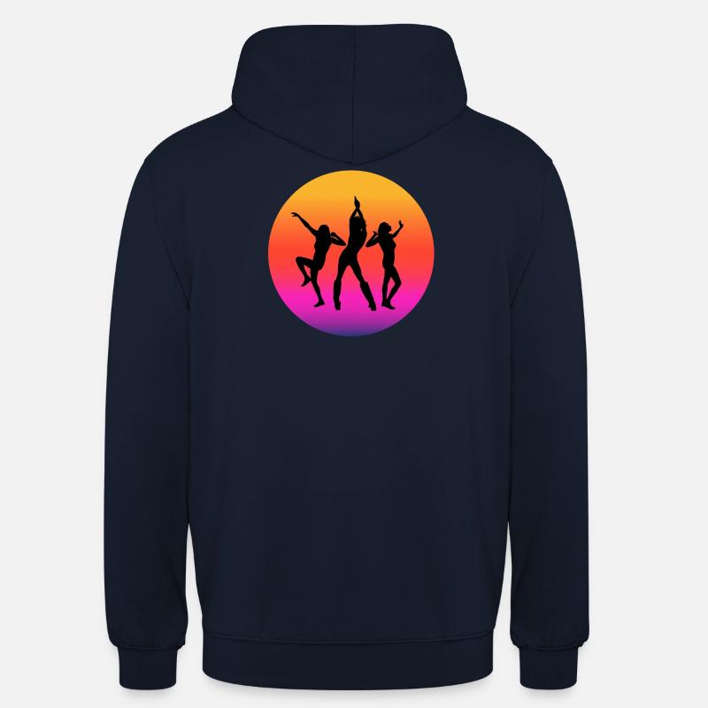 disco, disco fan, disco musikk - Unisex-hettegenser - marine