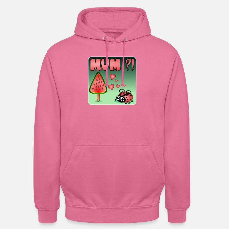 PUNGE de pastèque - Sweat-shirt à capuche unisexe - rose