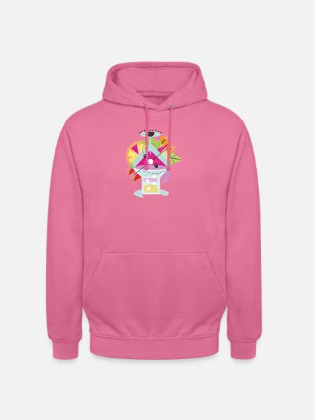 Abstrakt_Cocktail - Unisex Hoodie - Pink