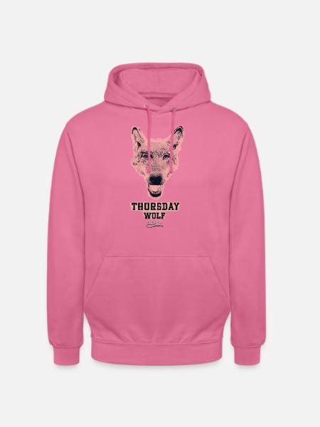 THURSDAYWOLF - Unisex Hoodie - Pink