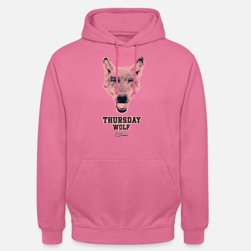 THURSDAYWOLF - Unisex Hoodie - Pink