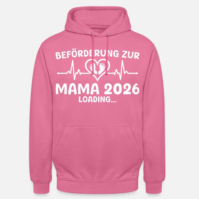 Werdende Mutter 2026 loading - Mama - Unisex Hoodie - Pink