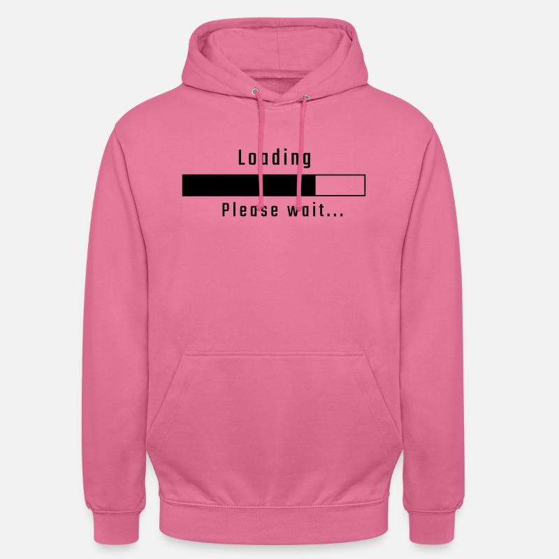 Loading - please wait - Unisex Hoodie - pink
