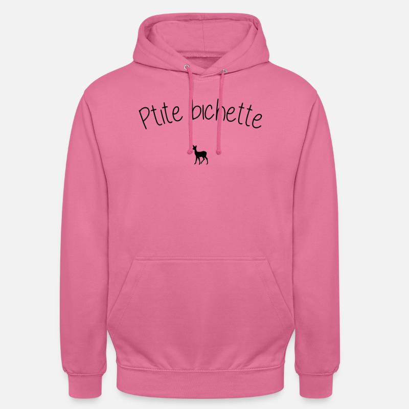 ptite bichette - Sweat-shirt à capuche unisexe - rose