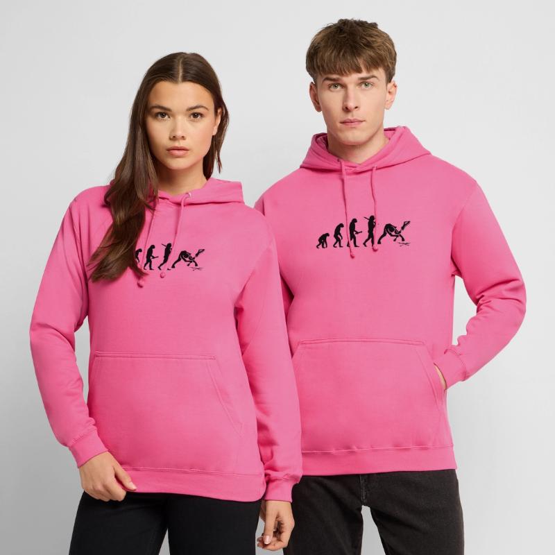Evolution Progress Development Rock Star Heavy Unisex Hoodie