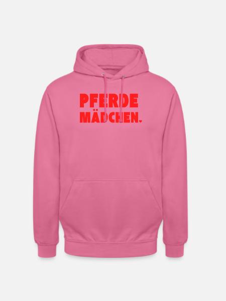Pferdemädchen – Perfektes Geschenk für Pferdefans - Unisex Hoodie - Pink