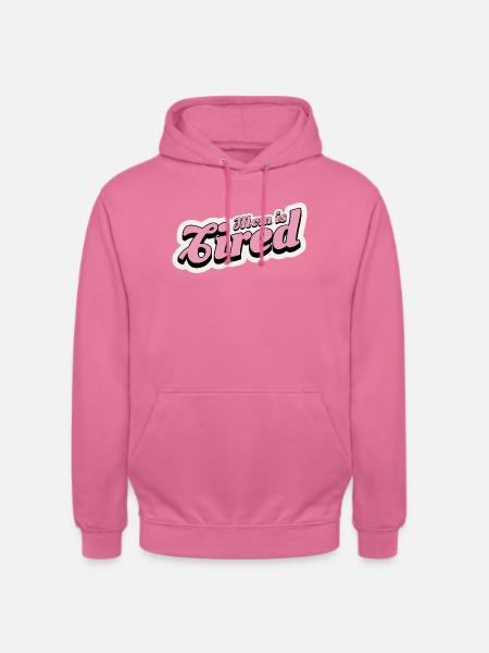 Mama ist müde, retro pink - Unisex Hoodie - Pink