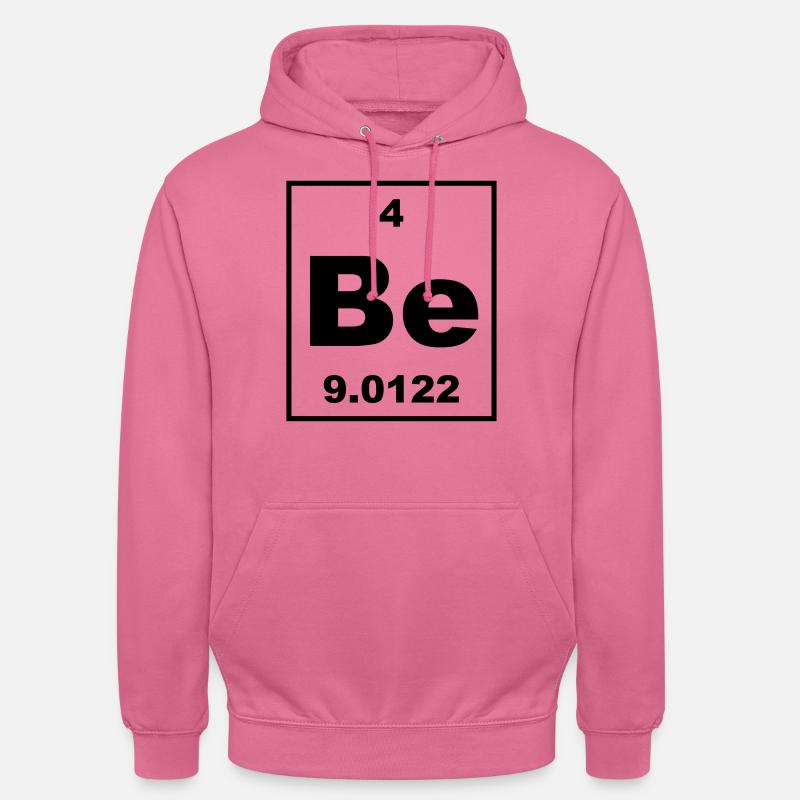 Element 004 - Be (beryllium) - Small - Unisex Hoodie - Pink