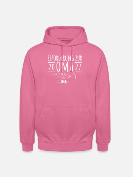 Beförderung zur Oma 2027 loading - Unisex Hoodie - Pink