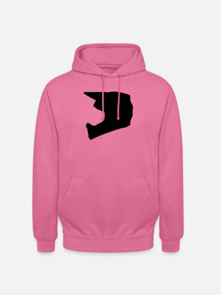 Downhill Helmet - Sweat-shirt à capuche unisexe - rose