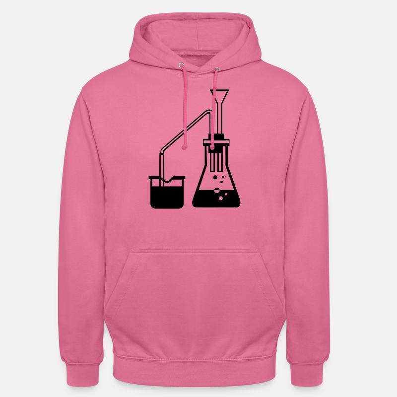 Chemie Experiment Geschenkidee Substanz mischen - Sweat-shirt à capuche unisexe - rose