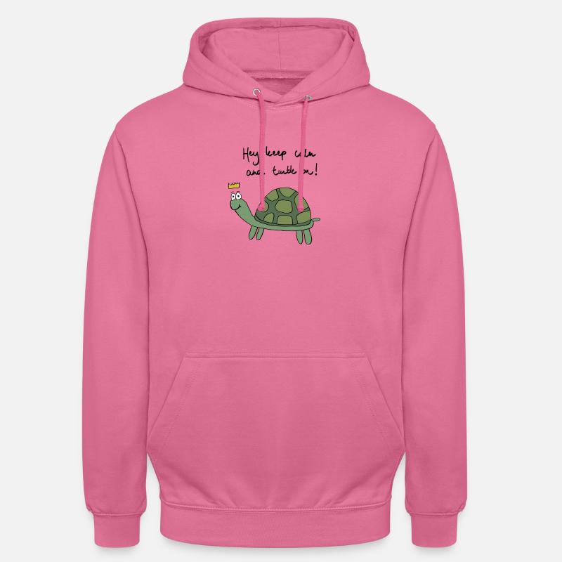 skildpadde - Hættetrøje unisex - pink