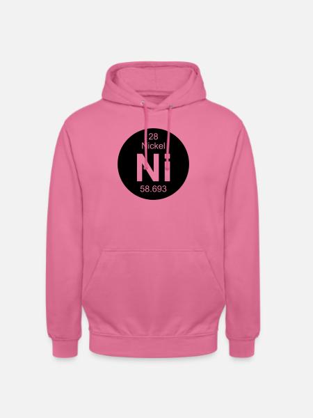 Nickel (Ni) (element 28) - Unisex Hoodie - pink
