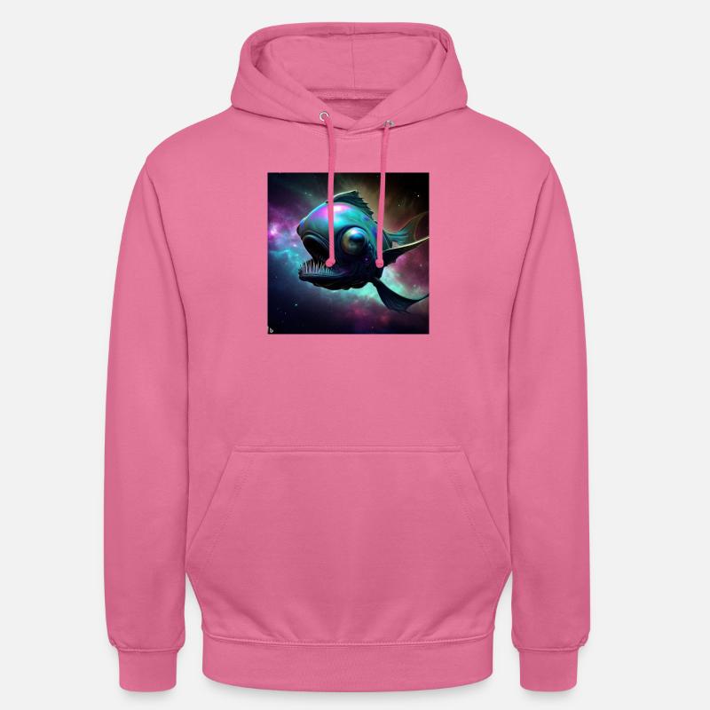 Spacefishartwork by Bruederchen - Unisex Hoodie - Pink