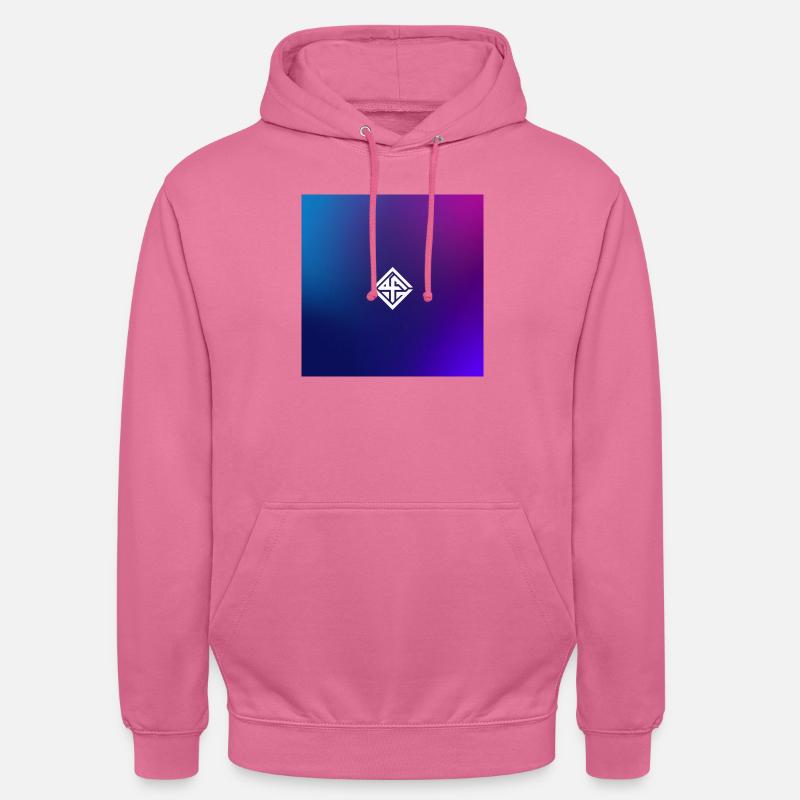 Conception de couleur de beauté. - Sweat-shirt à capuche unisexe - rose