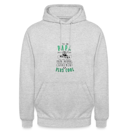 Mon Papa Motard : Le Plus Cool de Tous ! - Sweat-shirt à capuche unisexe