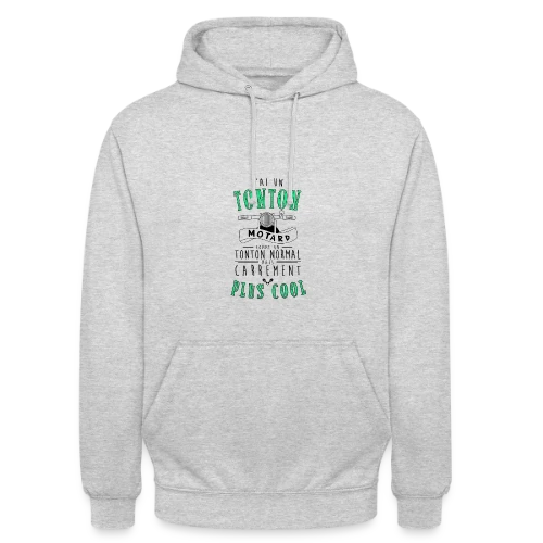 Mon Tonton Motard, le plus cool ! - Sweat-shirt à capuche unisexe