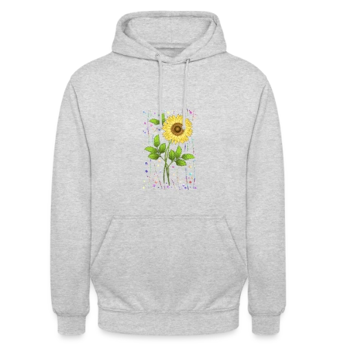 Éclat Floral - Sweat-shirt à capuche unisexe