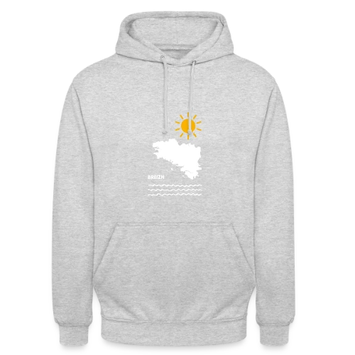 Breizh Soleil Mer - Sweat-shirt à capuche unisexe