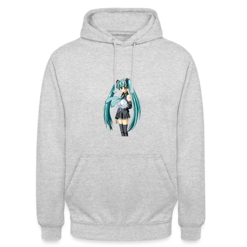 Miku Manga : Jolie Fille Style Anime Kawaii - Sweat-shirt à capuche unisexe
