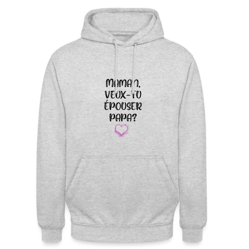 Demande en Mariage Enfant - Sweat-shirt à capuche unisexe