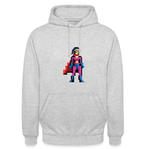 Super-Héroïne Pixel Anna - Sweat-shirt à capuche unisexe