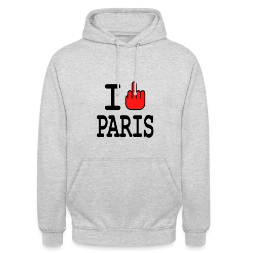 Anti-Paris Dégouté - Sweat-shirt à capuche unisexe