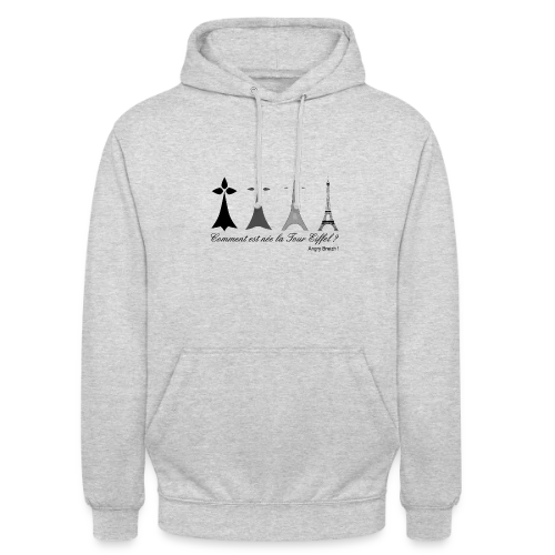 Évolution Tour Eiffel Bretonne - Sweat-shirt à capuche unisexe