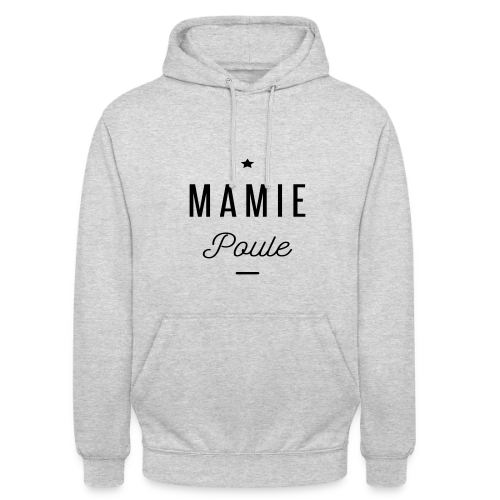 T-shirt Super Mamie Poule - Sweat-shirt à capuche unisexe