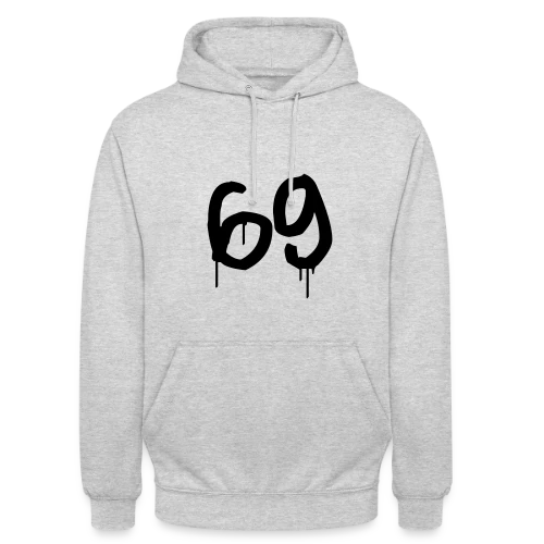 Numéro 69 Graffiti - Sweat-shirt à capuche unisexe