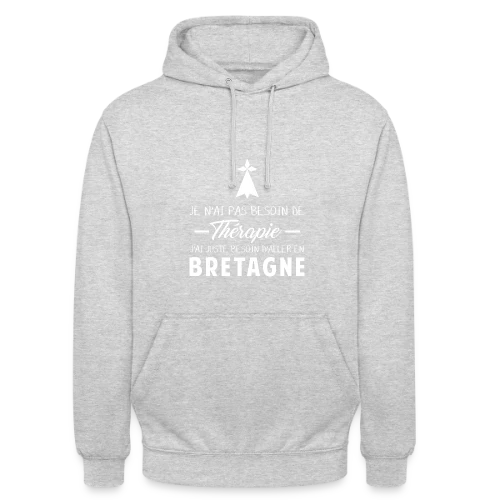 Thérapie Bretagne - Sweat-shirt à capuche unisexe