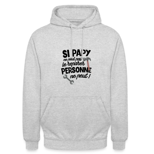 Super Papy Bricoleur - Sweat-shirt à capuche unisexe