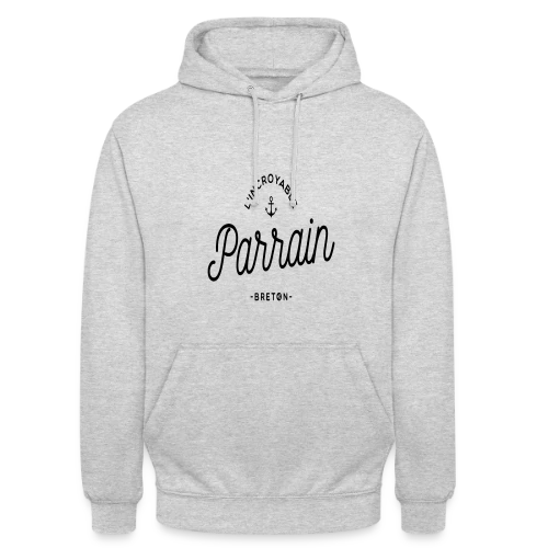 T-Shirt 'L'Incroyable Parrain Breton' - Fier de ses Racines - Sweat-shirt à capuche unisexe