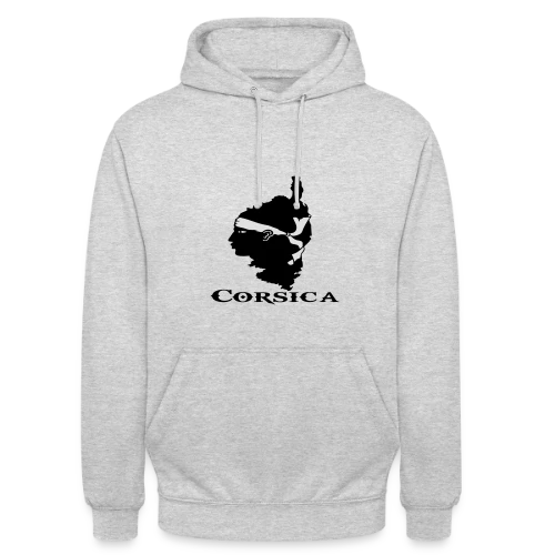 Carte Corse Tête de Maure - Sweat-shirt à capuche unisexe