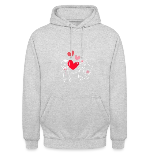 Célébration Mariage - Sweat-shirt à capuche unisexe