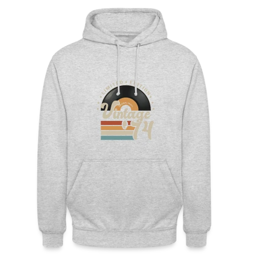 Vinyle Vintage 1974 – Anniversaire 49 ans - Sweat-shirt à capuche unisexe