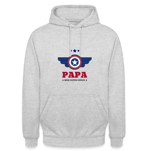 T-shirt Super Papa Héros - Sweat-shirt à capuche unisexe