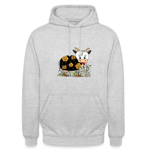 La Vache Joyeuse - Sweat-shirt à capuche unisexe