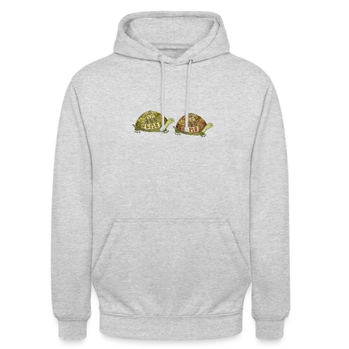 Tortue Élégante - Sweat-shirt à capuche unisexe