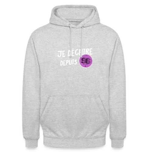 T-shirt Je déchire depuis 1996 - Anniversaire Fun & Vintage - Sweat-shirt à capuche unisexe