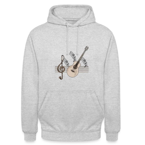 Guitare Passion Musique - Sweat-shirt à capuche unisexe