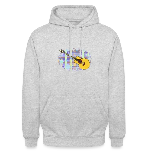 Mélodie Guitare - Sweat-shirt à capuche unisexe