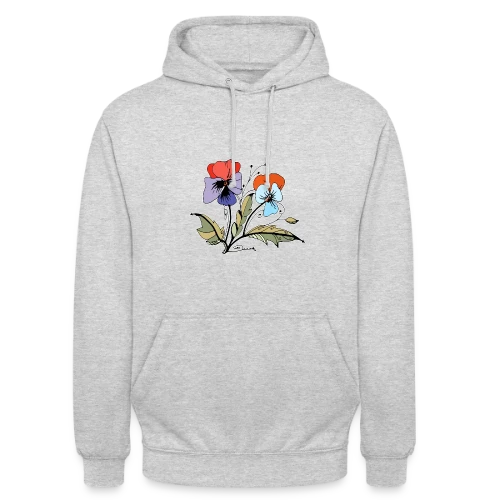 Éclat Floral - Sweat-shirt à capuche unisexe