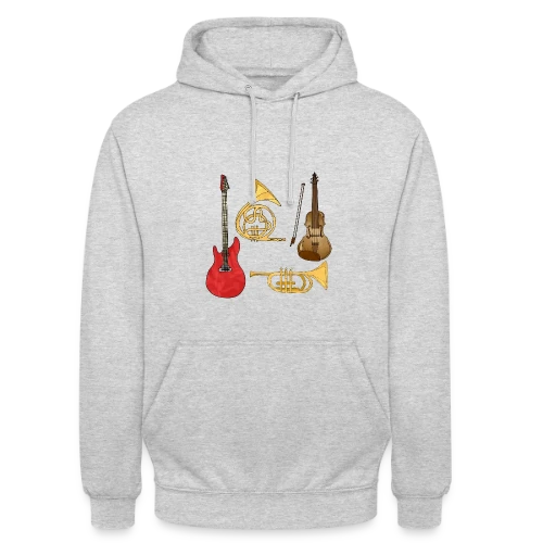 Passion Musique & Instruments - Sweat-shirt à capuche unisexe