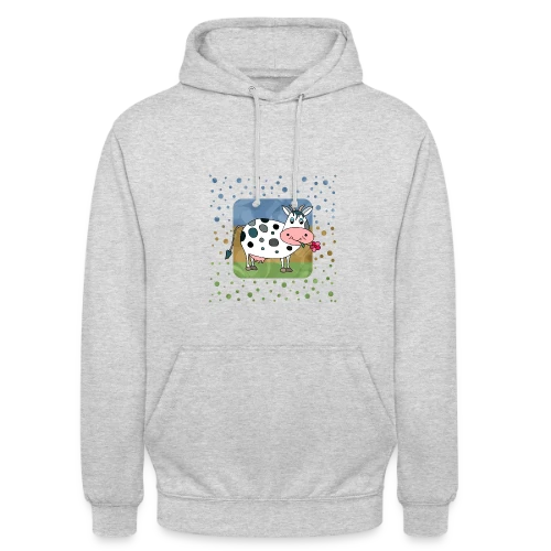 La Vache Joyeuse - Sweat-shirt à capuche unisexe