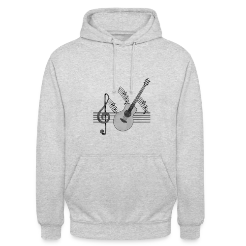 Guitare Passion - Sweat-shirt à capuche unisexe